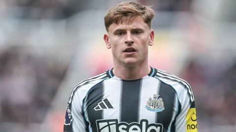 Newcastle winger Harvey Barnes