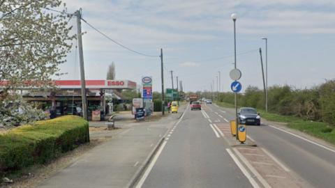 A142 at Witcham Toll, Cambridgeshire