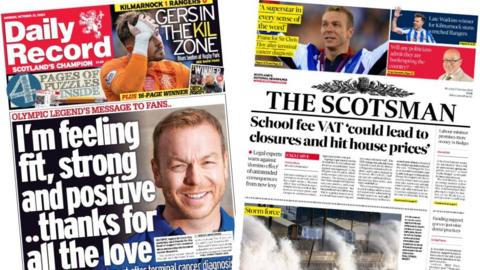 Monday's front pages