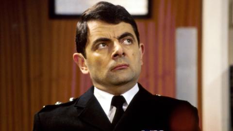 Rowan Atkinson as Raymond Fowler in Thin Blue Line