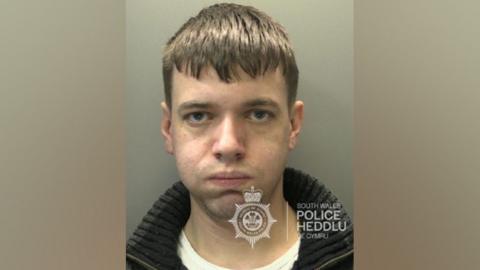 South Wales Police mugshot of Guy Watson