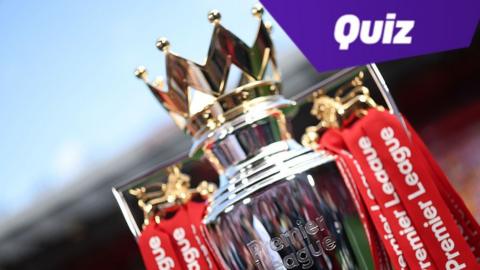 Premier League trophy.