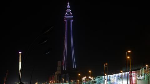 Blackpool by night