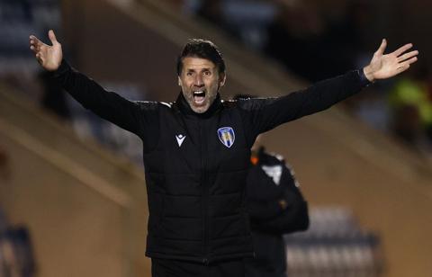 Colchester boss Danny Cowley