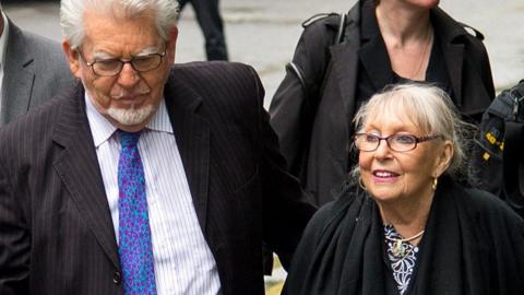 Rolf Harris ac Alwen Hughes