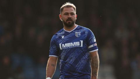 Bradley Dack in action for Gillingham