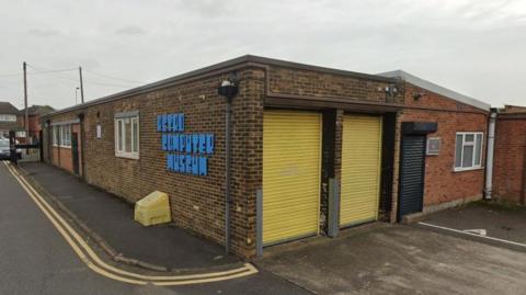 An external view photograph of the brick building which houses the Retro Computer Museum in Thurmaston 