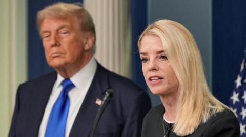 Donald Trump and Pam Bondi
