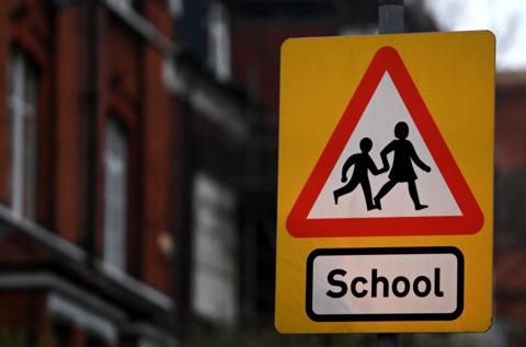 School road sign