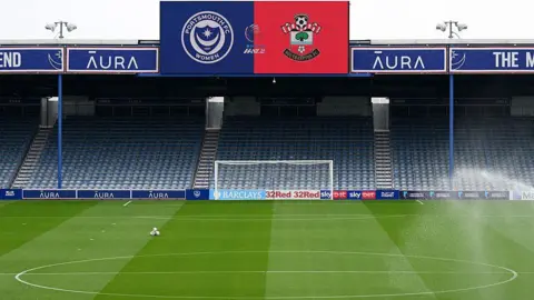 Fratton Park before the south coast derby