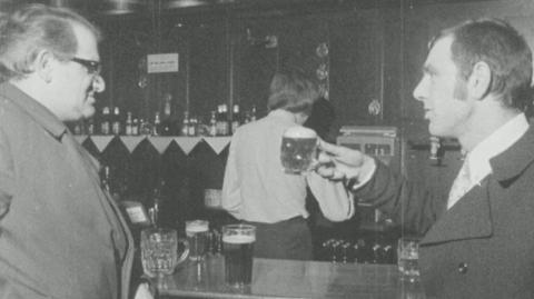 Men in bar in 1968