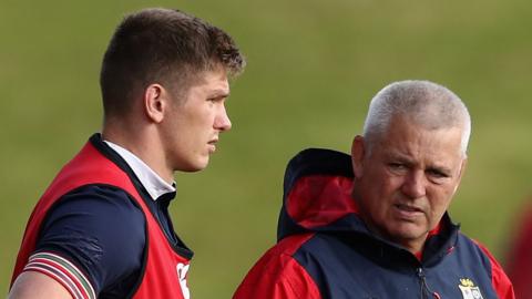 Owen Farrell and Warren Gatland