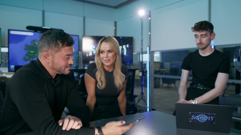 Amanda Holden joins Scam interceptors. Amanda is sat with Rav Wilding and the team to expose the global web of criminals targeting UK victims, including those pretending to be her.