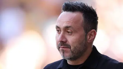 Tottenham manager Roberto de Zerbi