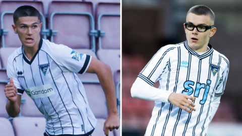 Dunfermline Athletic's John and Andrew Tod