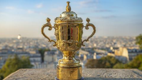 The Webb Ellis Cup will be presented to the winning captain in Paris on 28 October