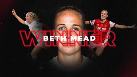 Beth Mead winning graphic