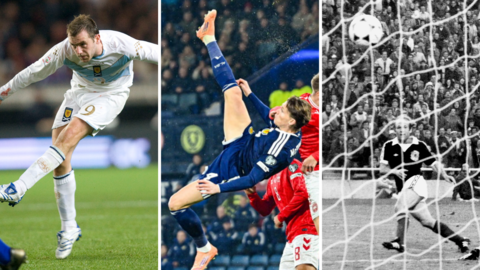 James McFadden, Scott McTominay and Archie Gemmell