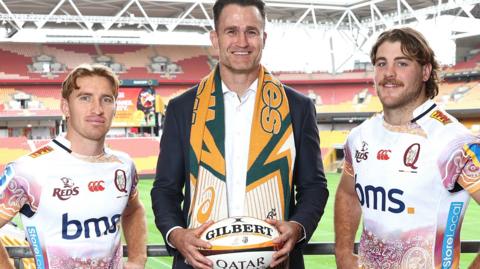 Tate McDermott, James Horwill and Fraser McReight
