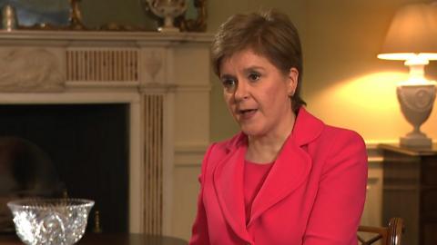 Asked whether she was now formally firing the starting gun for indyref2, the first minister replied: "Yes".