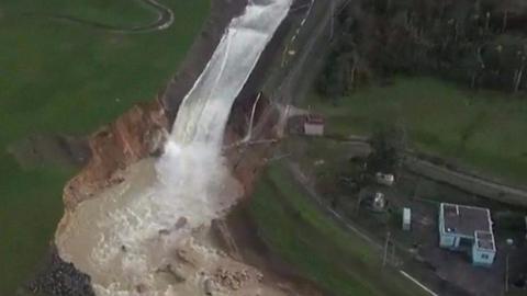 Guajataca dam in puerto rico - 22 September 2017