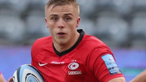 Ali Crossdale in action for Saracens