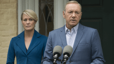 Robin Wright and Kevin Spacey in House of Cards