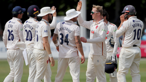 Essex legend Simon Harmer claimed the 54th five-wicket haul of his prolific career