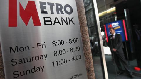 Metro Bank sign