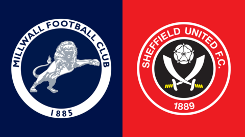 Millwall and Sheffield United football club crests