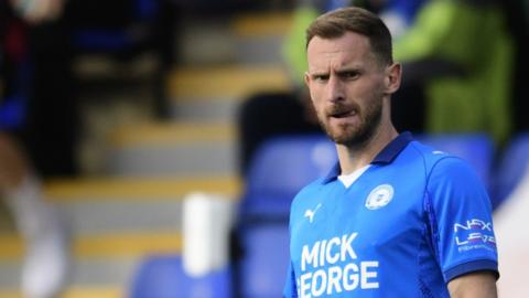Tom Lees in action for Peterborough United