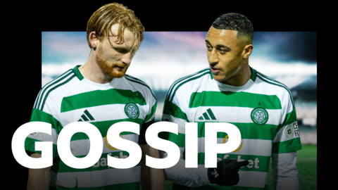 Celtic players Liam Scales and Adam Idah