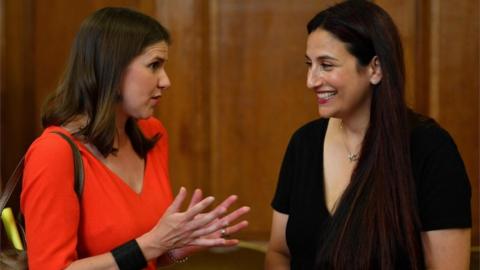 Jo Swinson and Luciana Berger