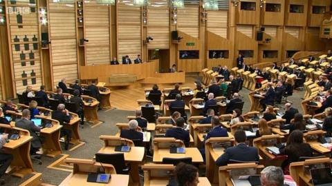 Scottish Parliament chamber