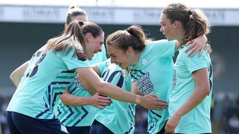 London City Lionesses celebrate