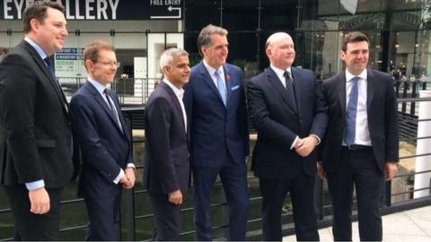 Six of the mayors