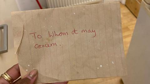 An old letter addressed "To Whom It May Concern"