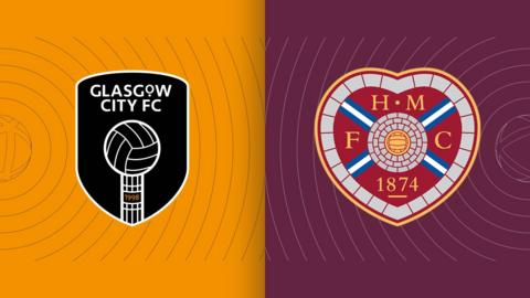 Glasgow City and Hearts badges