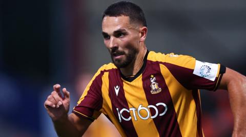 Adam Phillips in action for Bradford City