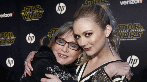 Carrie Fisher and Billie Lourd