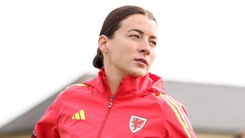 Angharad James in training this week