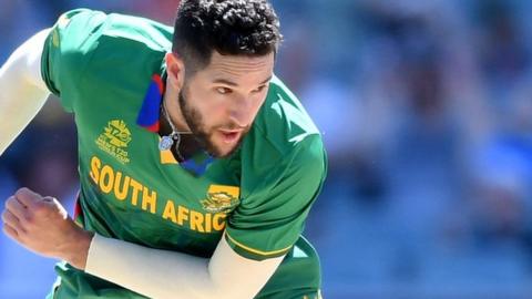 Wayne Parnell of Durham County Cricket Club and South Africa