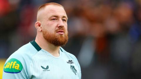 Joe Heyes in action for Leicester Tigers