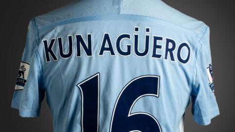 Sergio Aguero's shirt