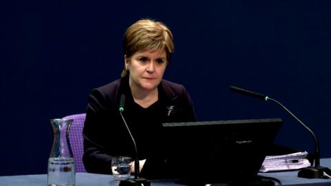 Nicola Sturgeon is giving evidence to the UK Covids Inquiry.
