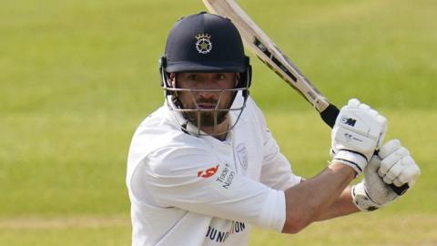 James Vince bats for Hampshire