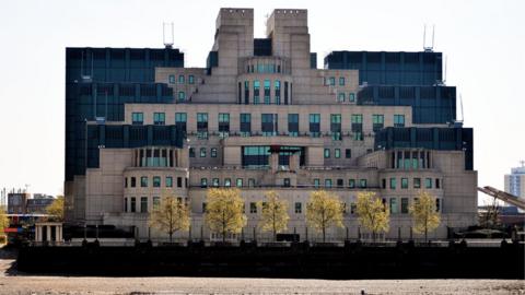 The headquarters of MI6 (The Secret Intelligence Service (SIS) at Vauxhall Cross, London