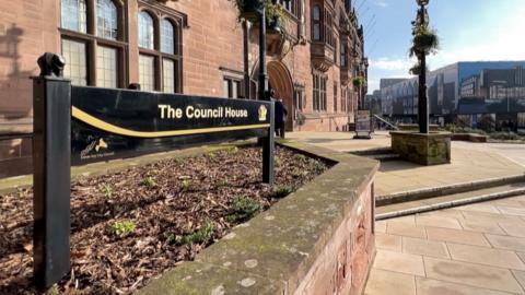 The exterior of Coventry Council House 
