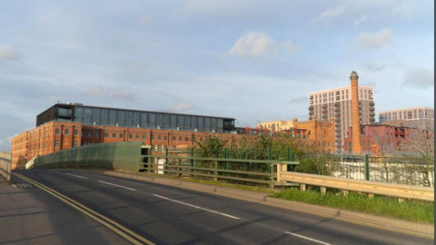 A view of the Horlicks factory in Slough