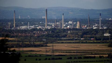 Stanlow oil refinery